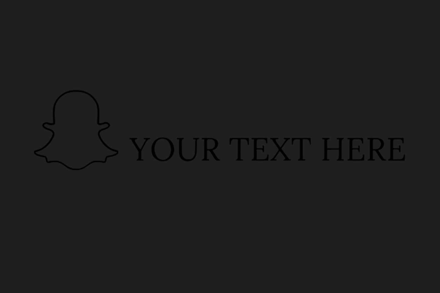 CUSTOM SNAPCHAT STICKER - OZDecalz