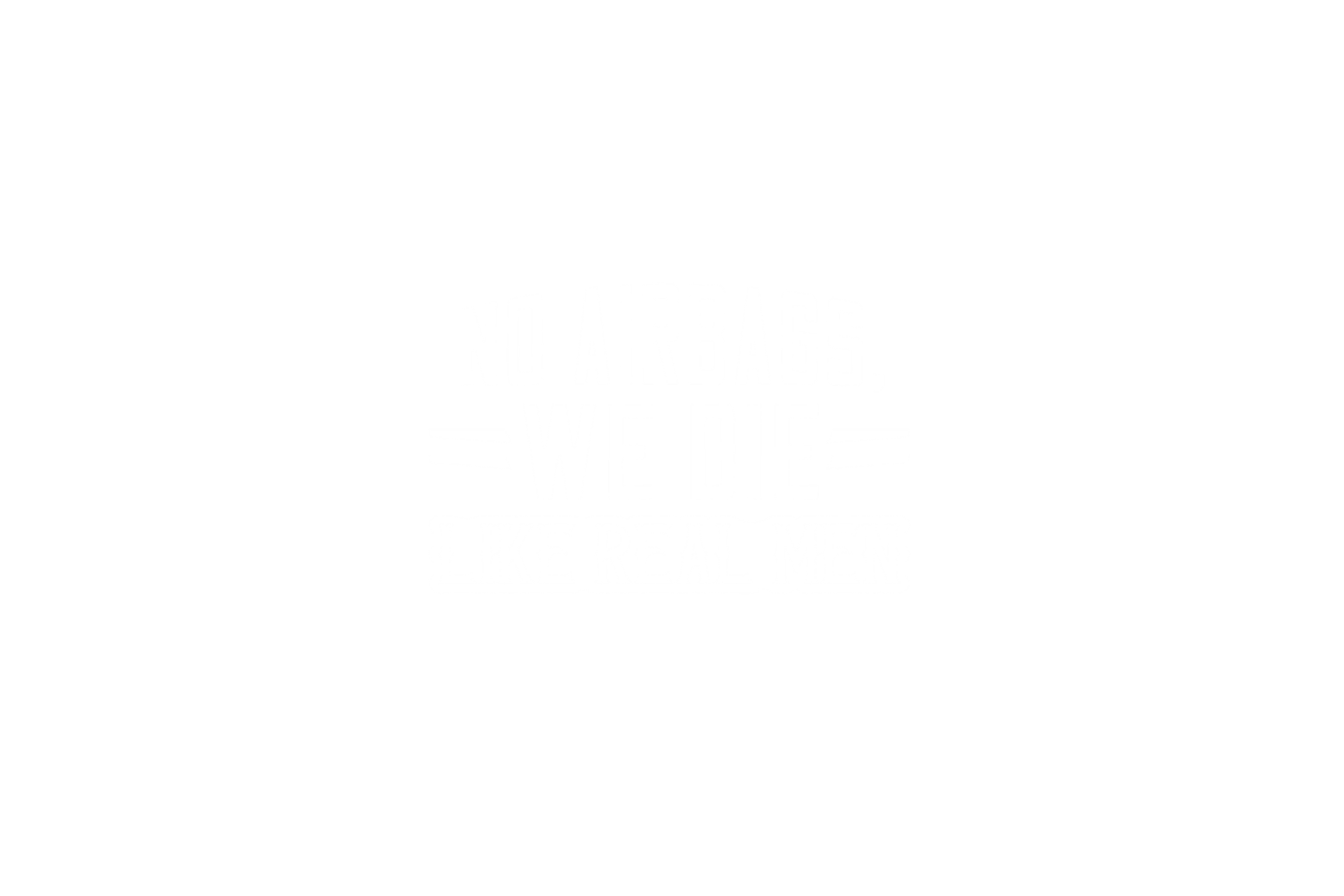 STICKER: NO AIRBAGS, WE DIE LIKE REAL MEN