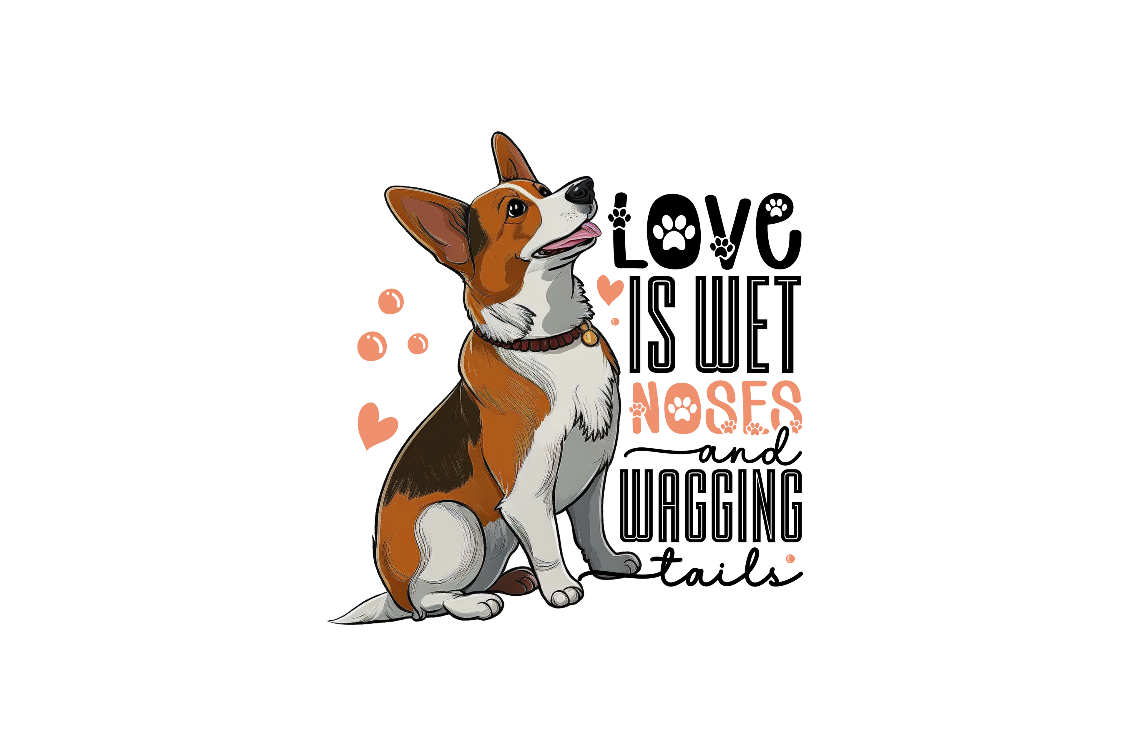 STICKER: LIFE IS BETTER WITH A DOG - OzDecalz