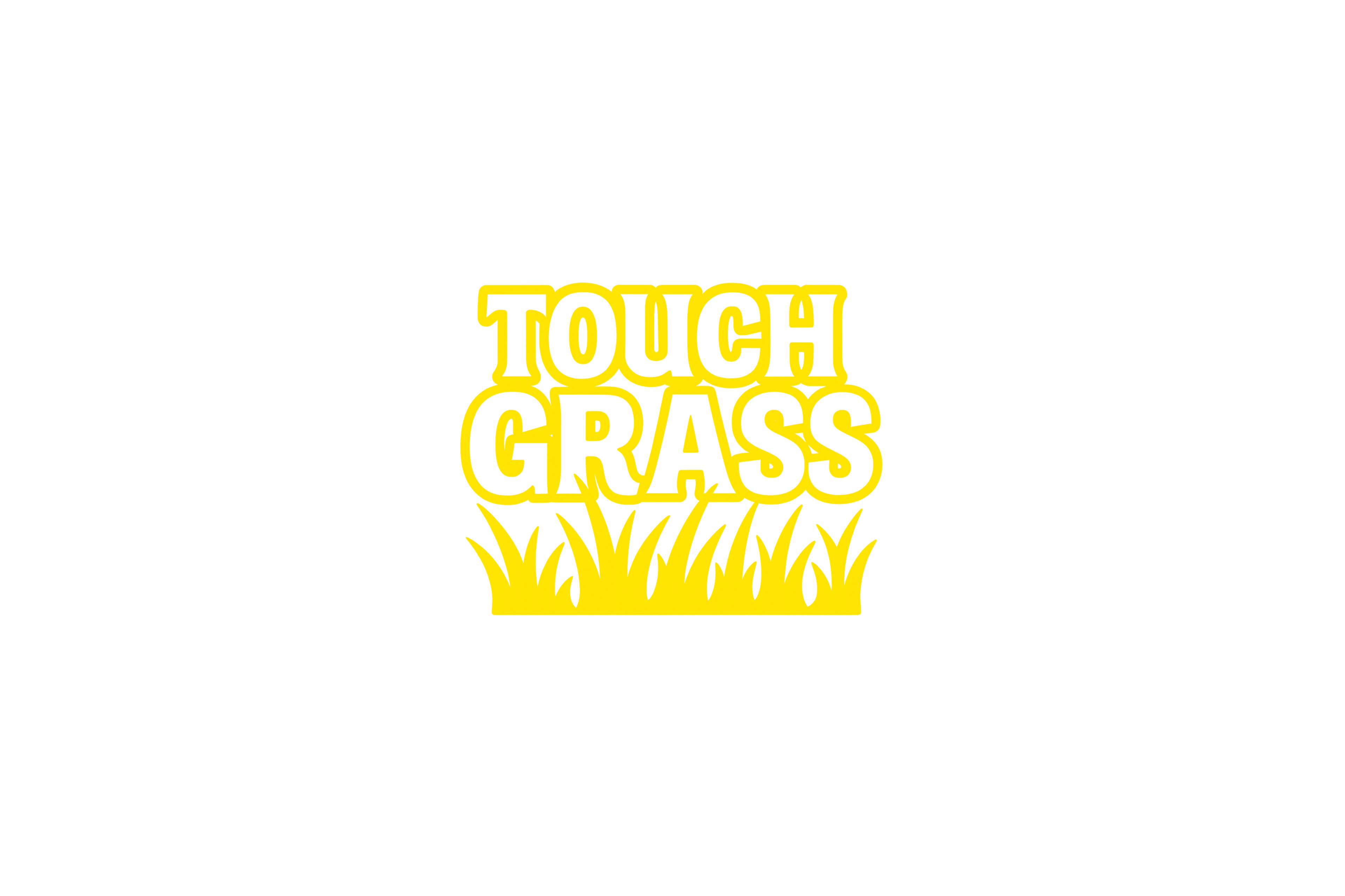 STICKER: TOUCH GRASS