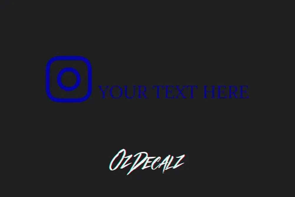 CUSTOM STICKER: INSTA SOCIAL TAG (CREW)