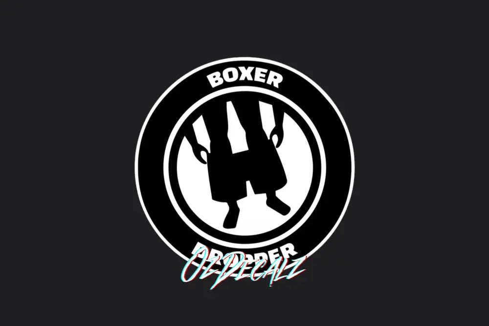STICKER: BOXER DROPPER