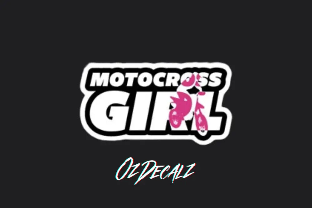 STICKER: MOTOCROSS GIRL - OzDecalz