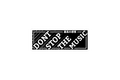 SLAP STICKER: DON'T STOP THE