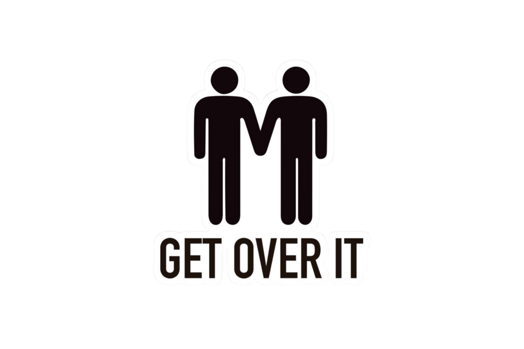 STICKER: GET OVER IT