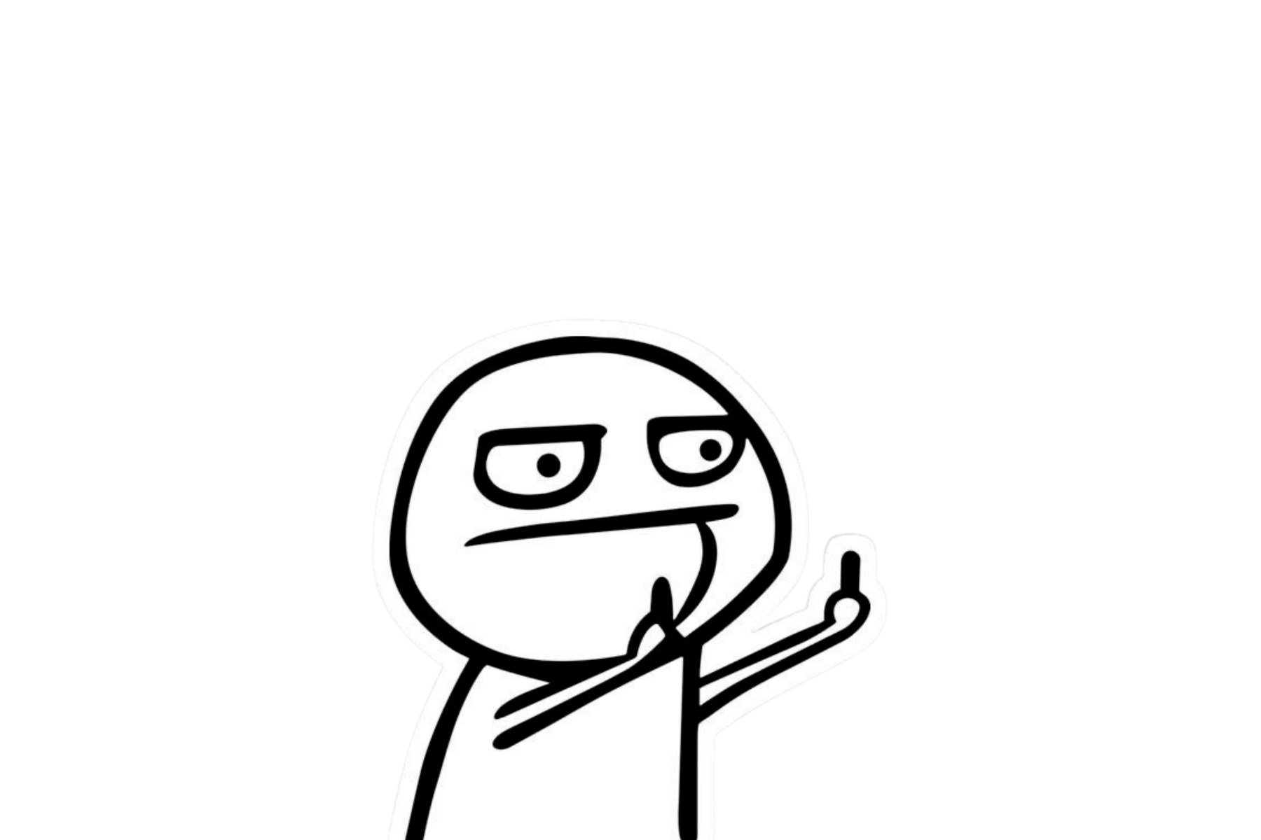 Peeper Sticker: STICK MAN