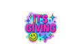 Die-Cut Sticker: IT'S GIVING