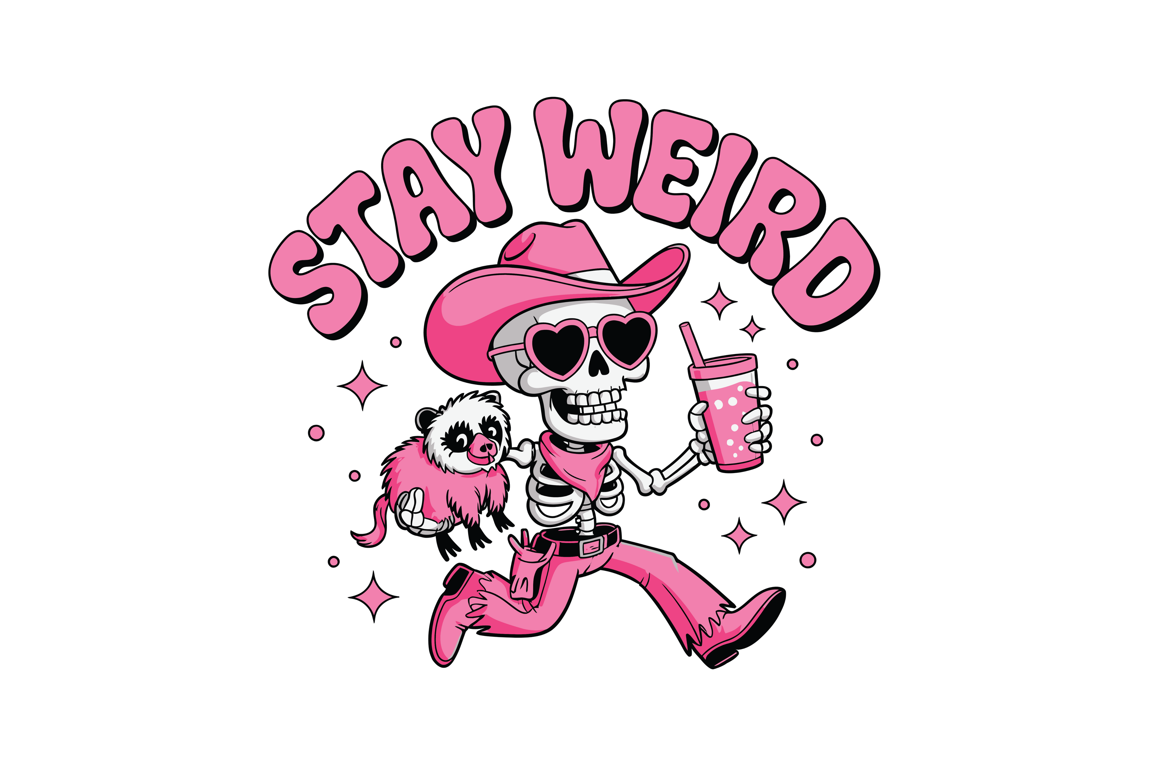 STICKER: STAY WEIRD - OzDecalz
