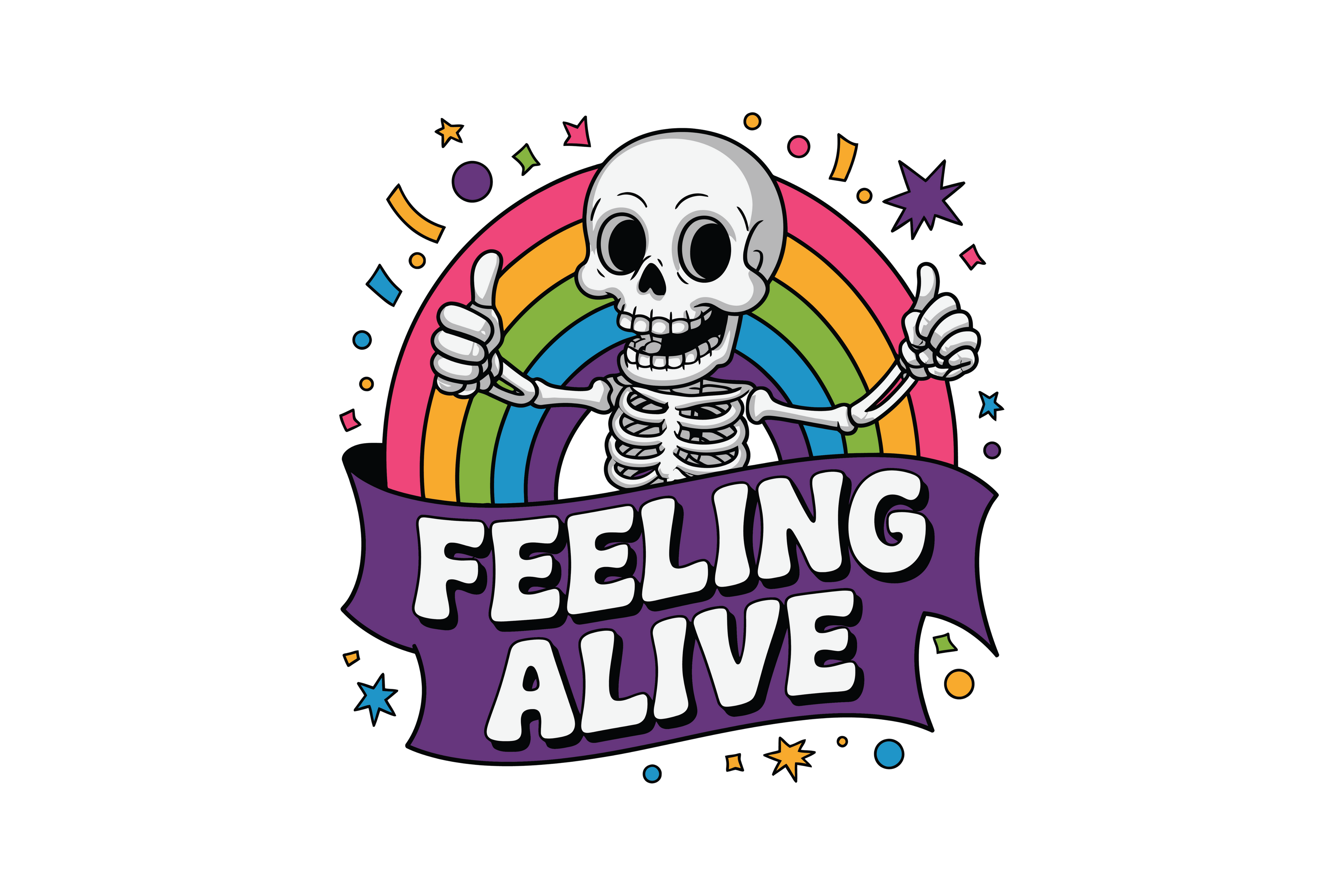 STICKER: FEELING ALIVE - OzDecalz