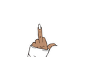 Peeper Sticker: THE FINGER