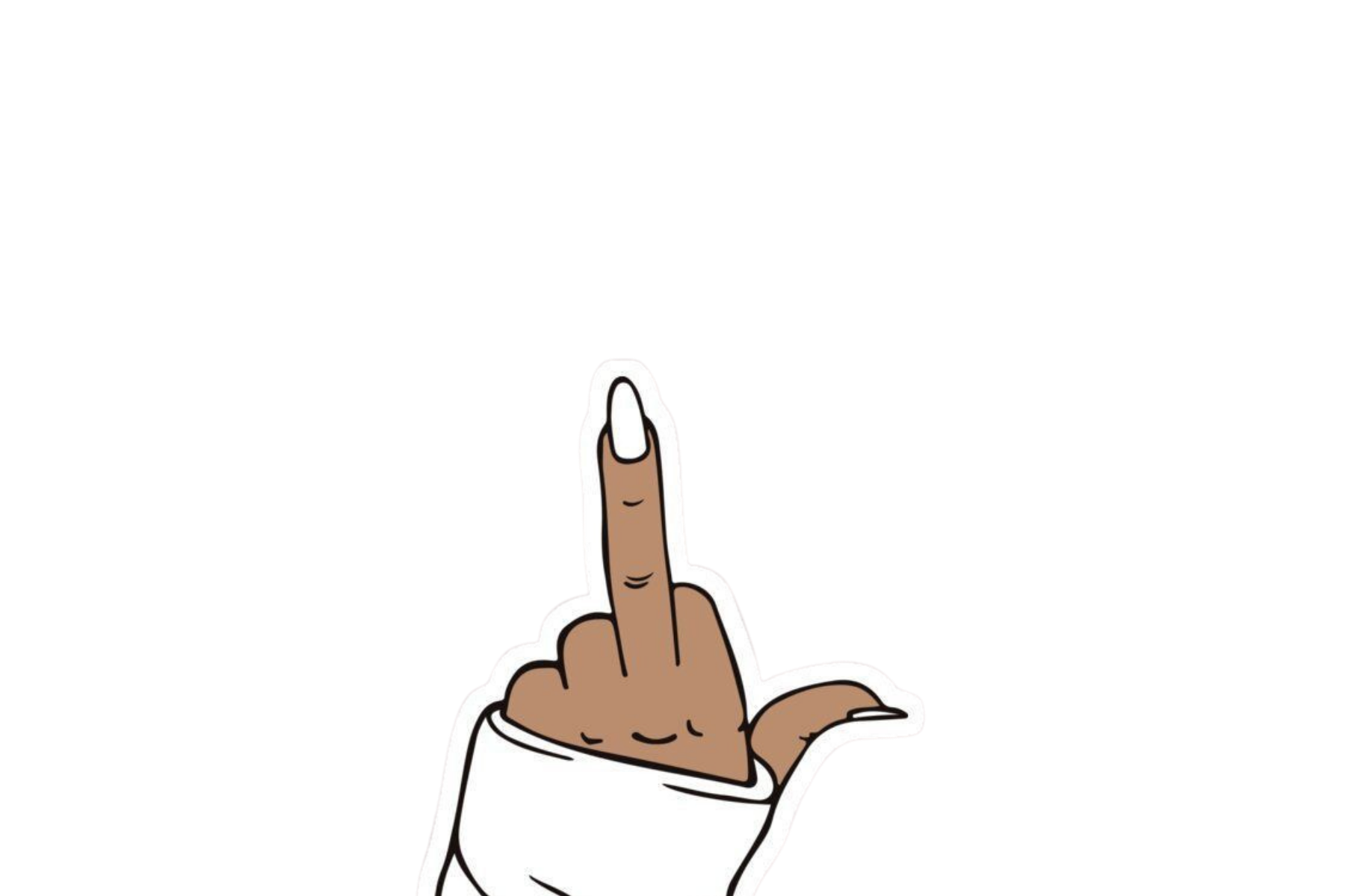 Peeper Sticker: THE FINGER