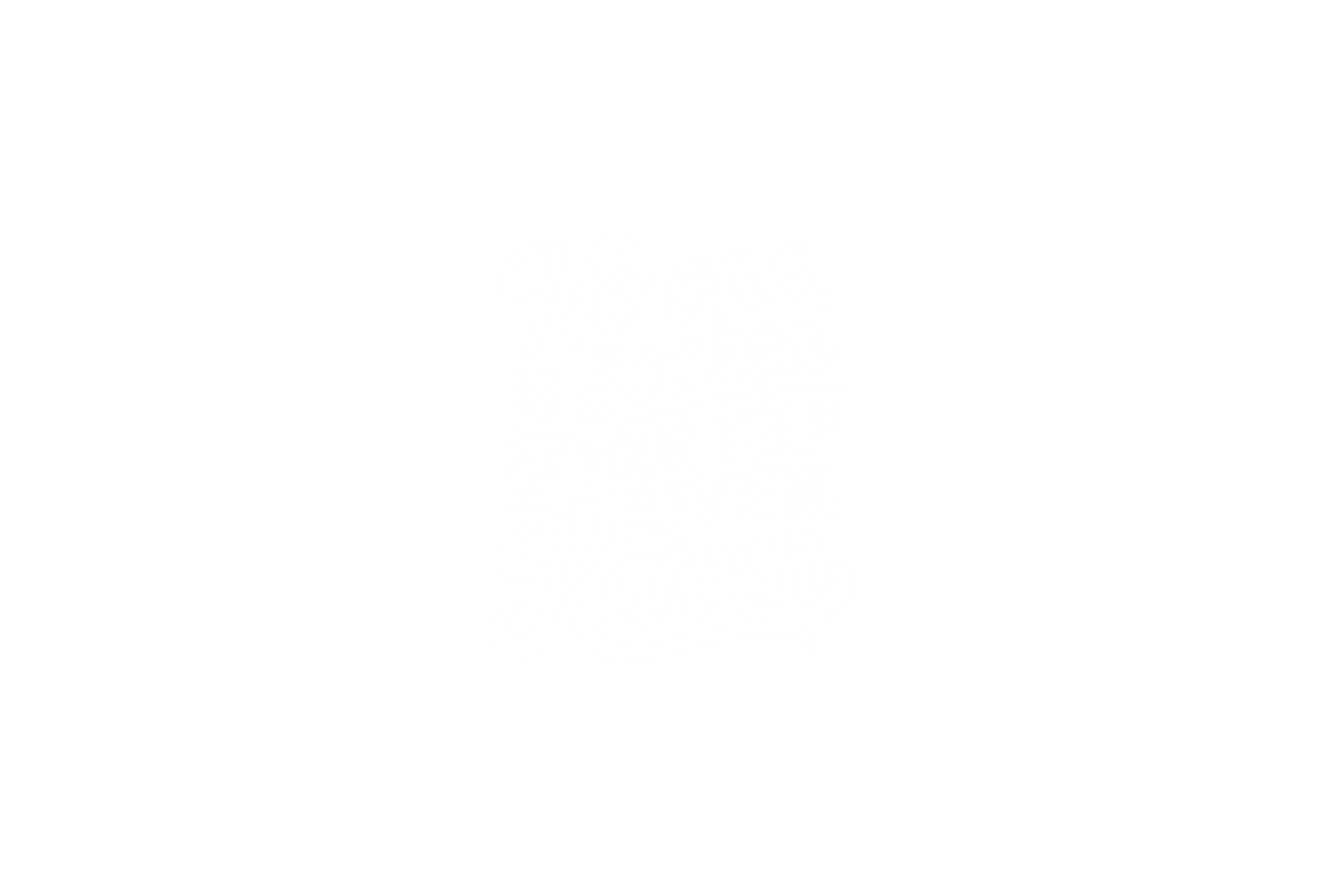 STICKER: NO ONE IS SCARED OF YOUR YELP - OzDecalz