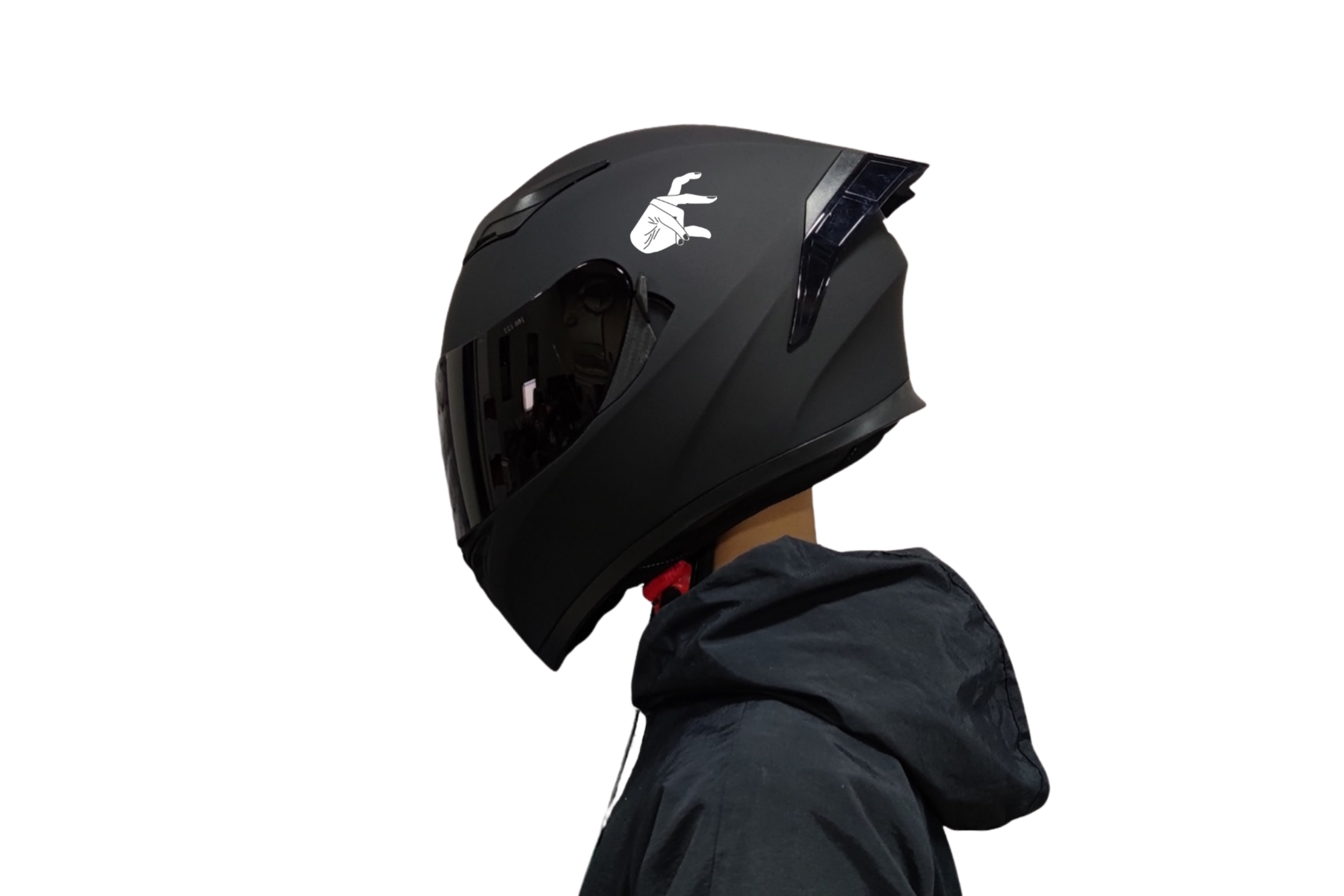 HELMET DECAL: HAND