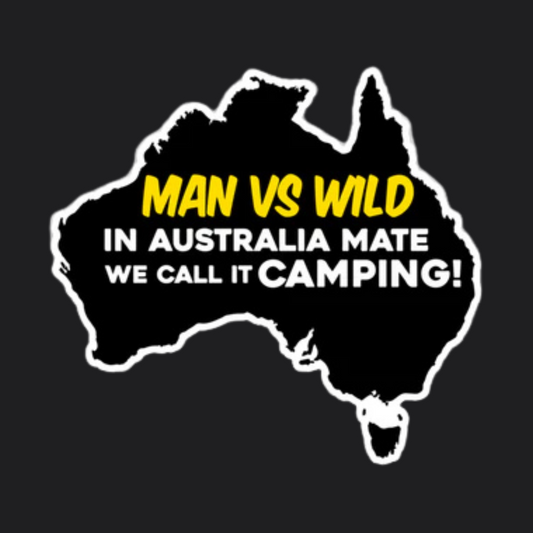 MAN VS WILD STICKER