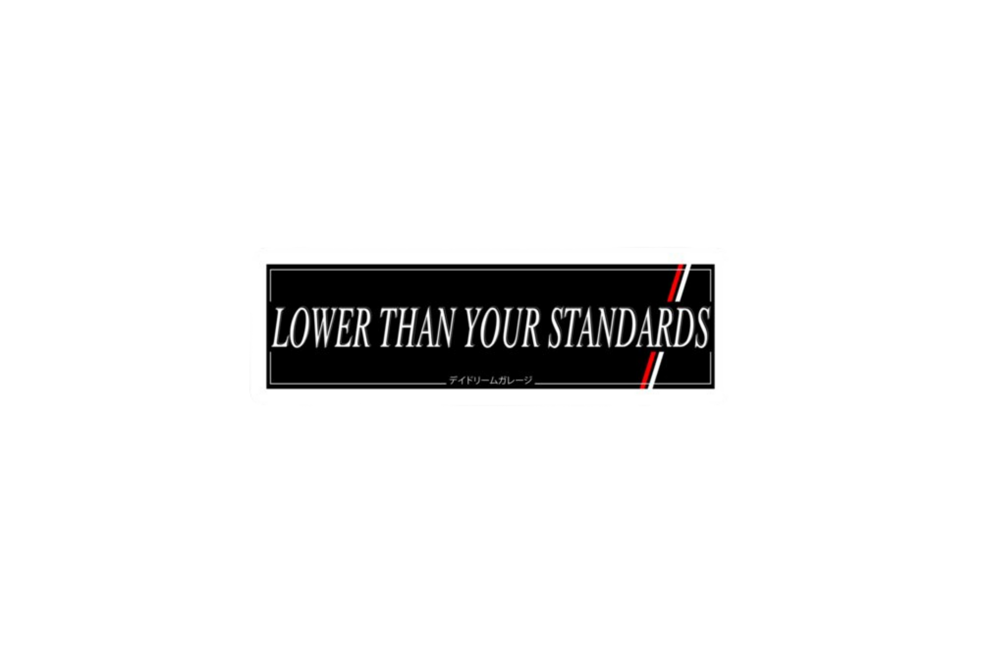 SLAP STICKER: LOWER THAN YOUR
