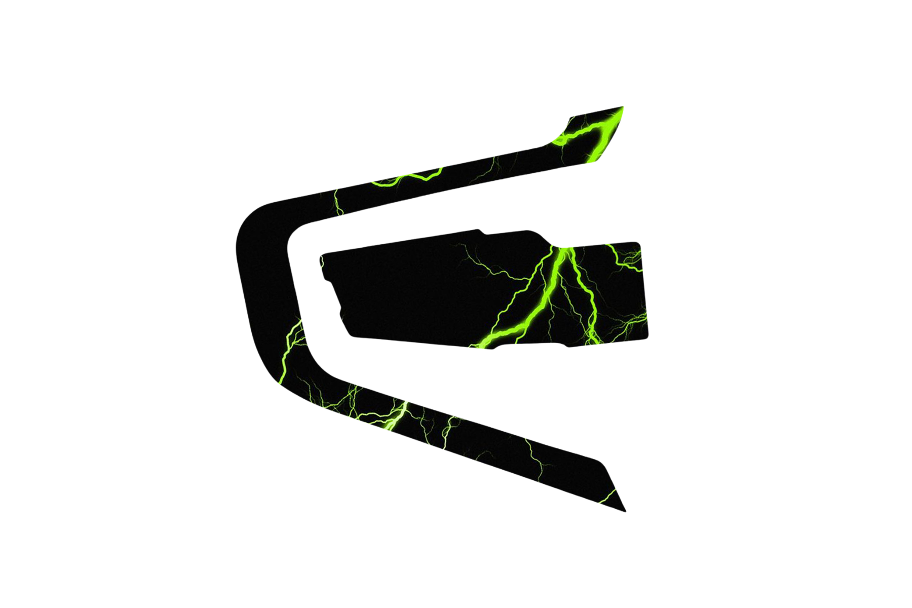 Packtalk Bold Skin: NEON GREEN LIGHTNING STRIKE