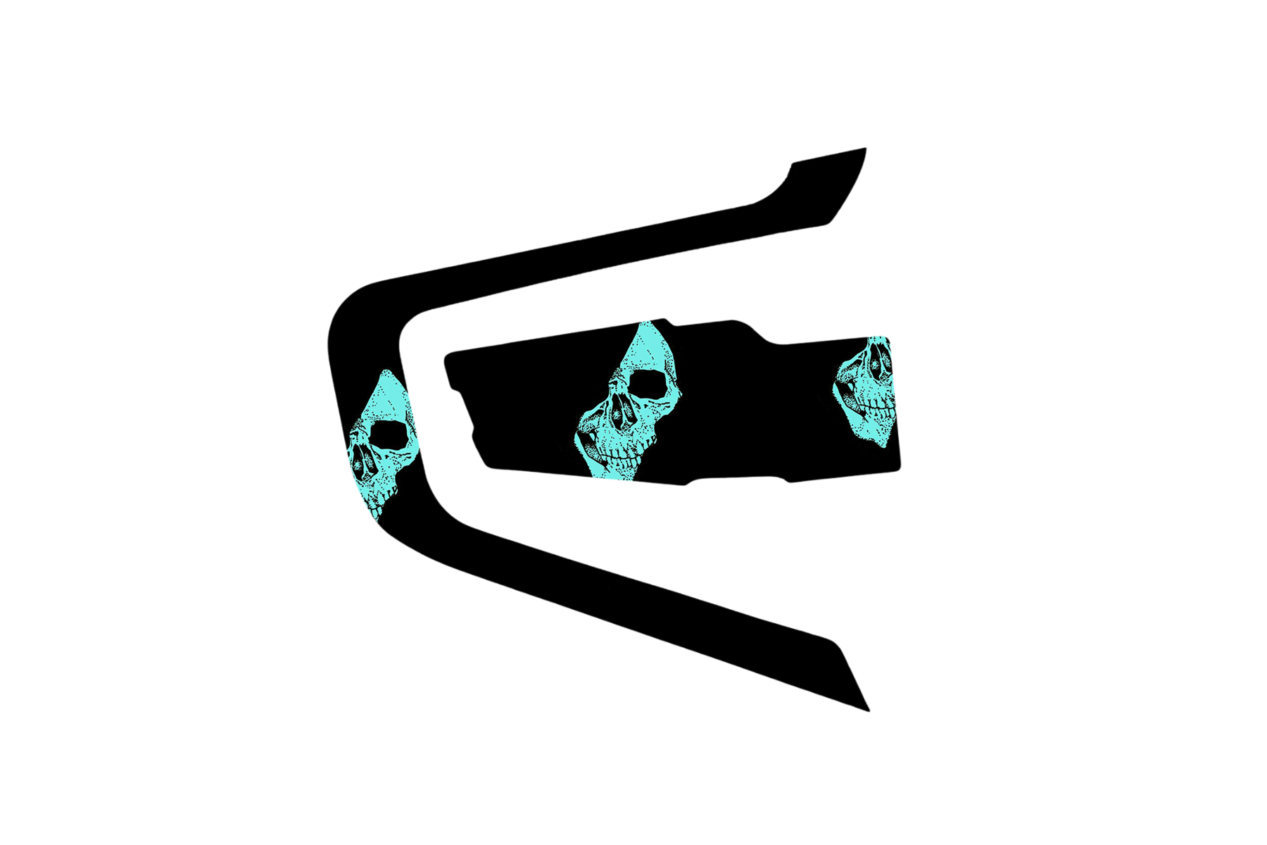 INTERCOM SKIN: CYAN TRIPLE SKULL