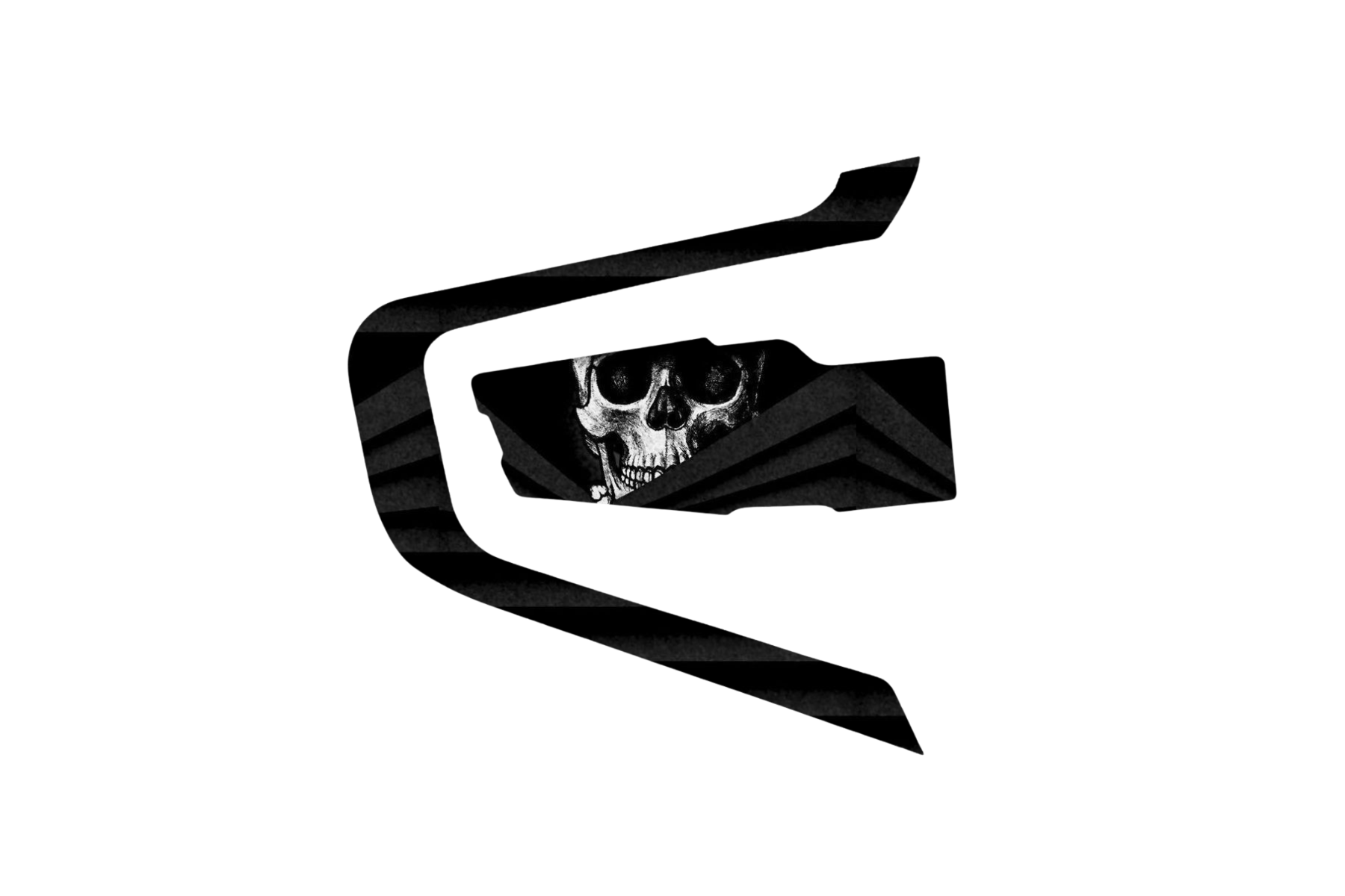 INTERCOM SKIN: SKULL MONO STRIPE