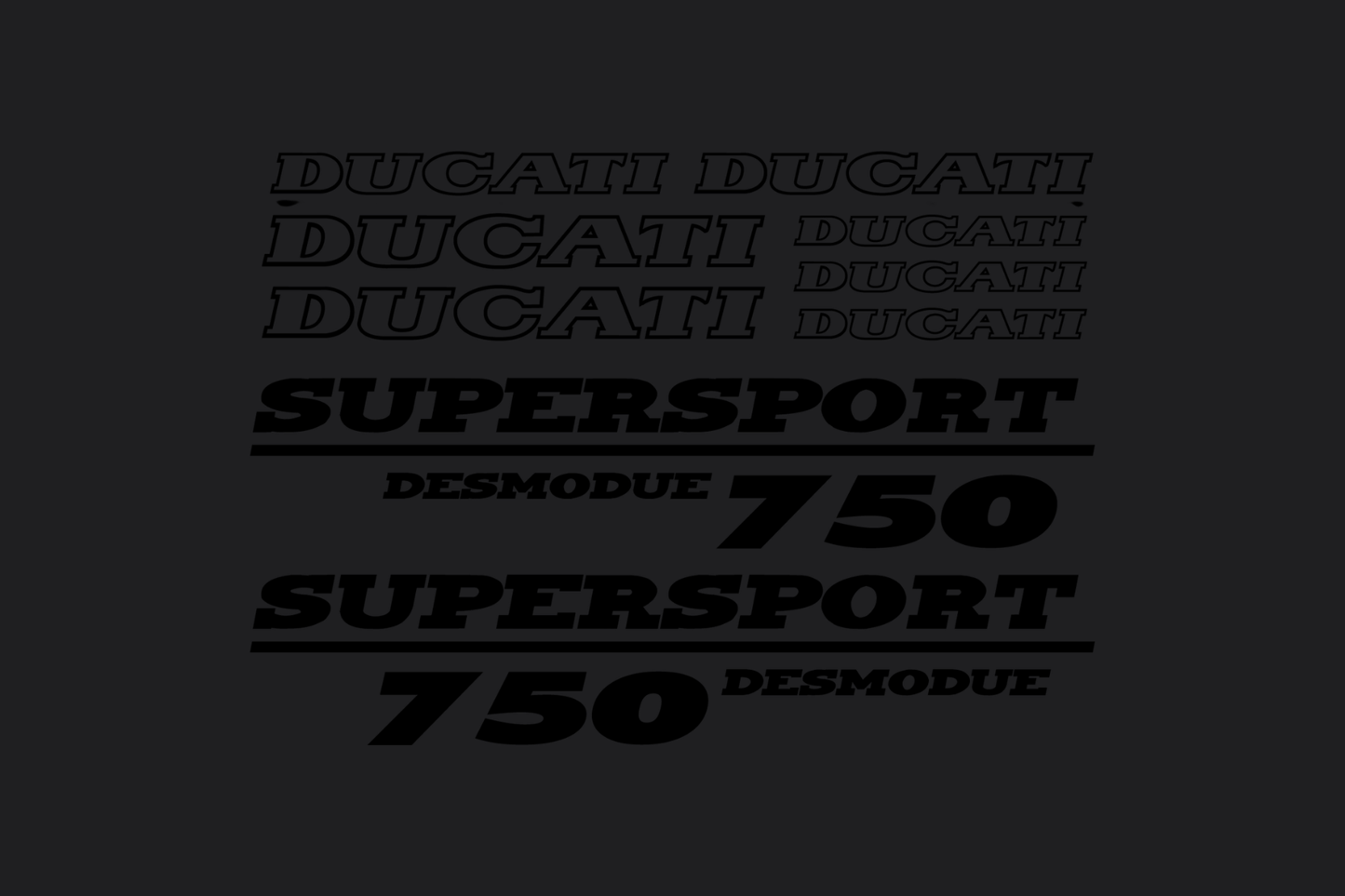 Ducati Sticker Kit