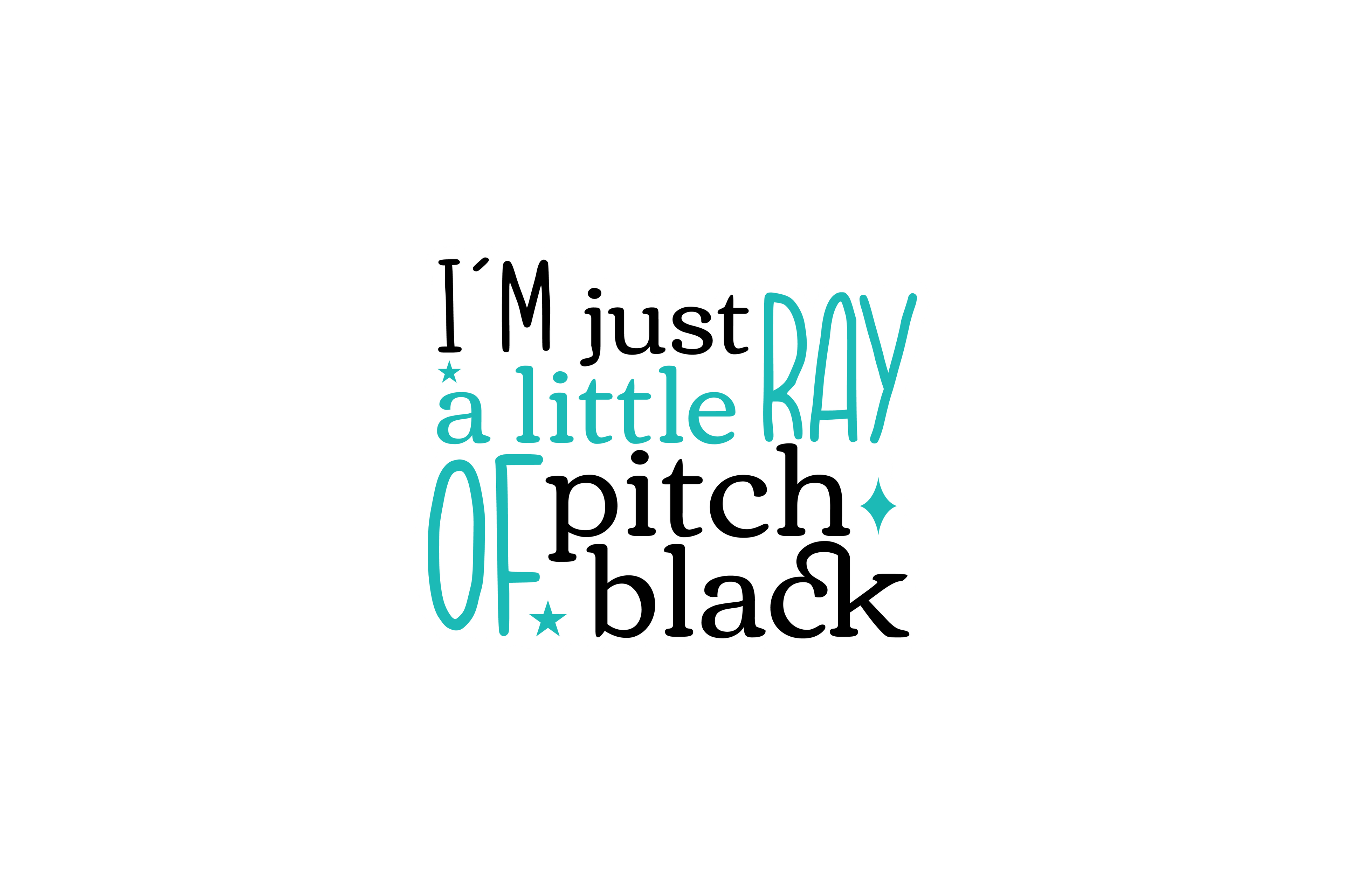 STICKER: I'M JUST A LITTLE RAY OF - OzDecalz