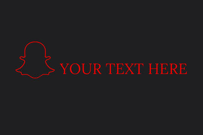 CUSTOM SNAPCHAT STICKER - OZDecalz