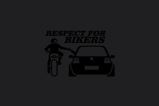 Respect for Bikers Sticker