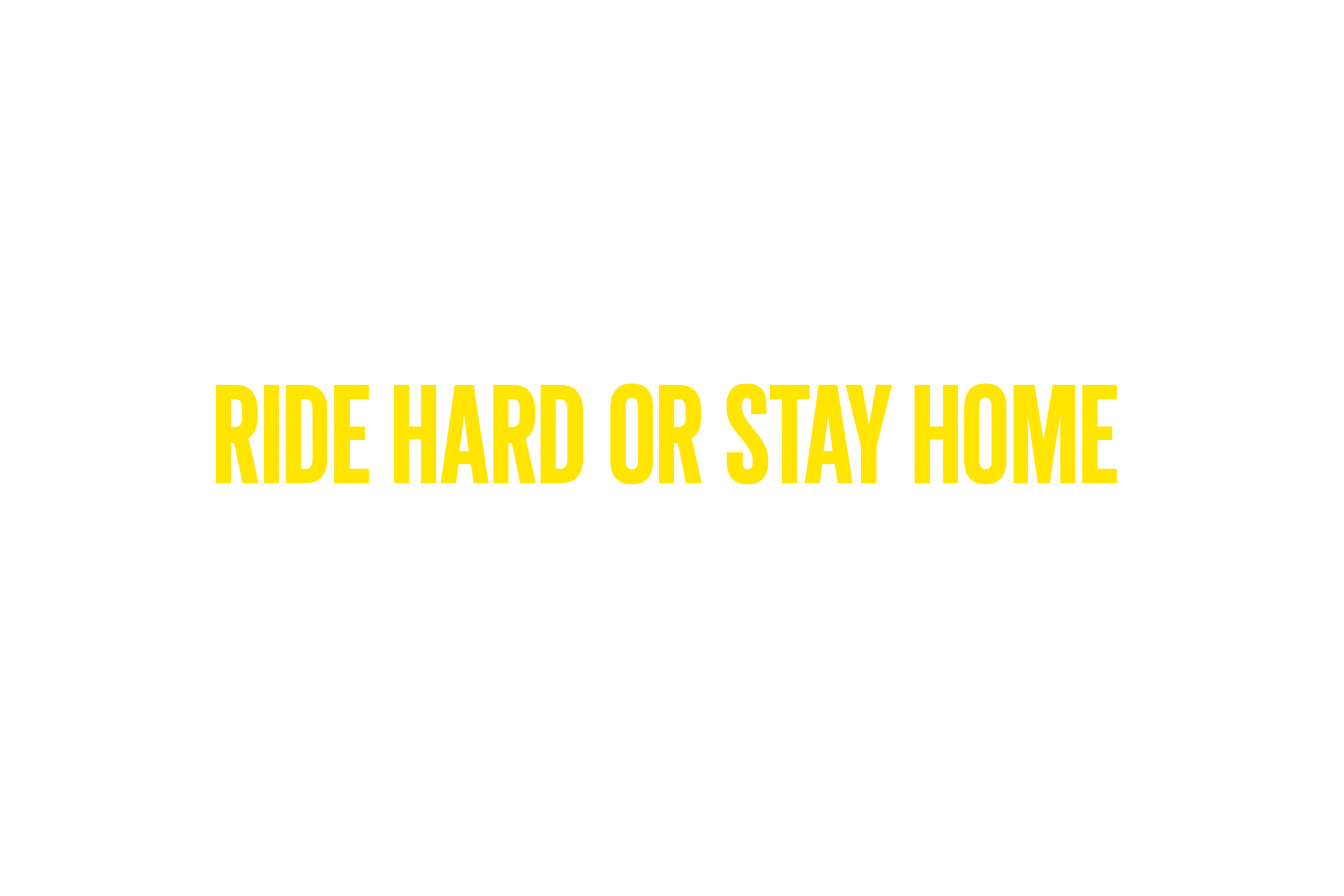STICKER: RIDE HARD OR STAY HOME