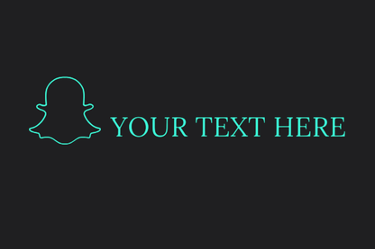CUSTOM SNAPCHAT STICKER - OZDecalz