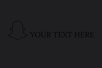 CUSTOM SNAPCHAT STICKER - OZDecalz