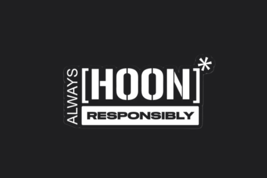 Always Hoon Responsibly Sticker