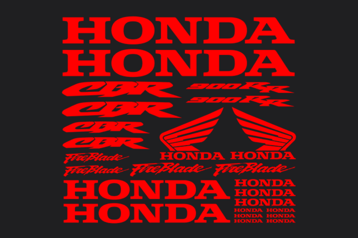 Honda Sticker Kit