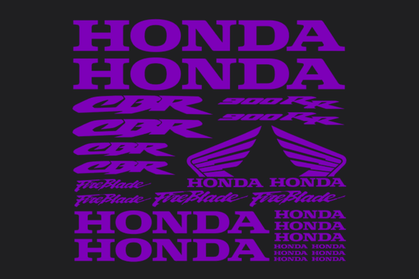 Honda Sticker Kit