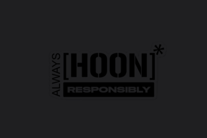 Always Hoon Responsibly Sticker