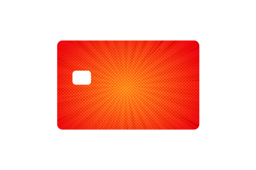 CARD WRAP: RED COMIC - OzDecalz