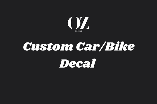 Custom Bike/Car Decal