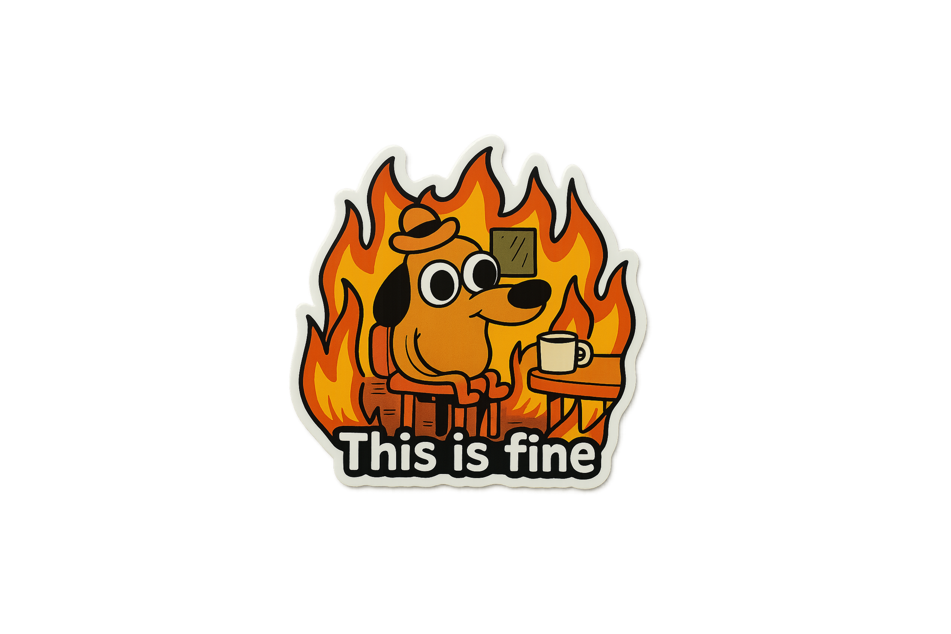 STICKER: THIS IS FINE
