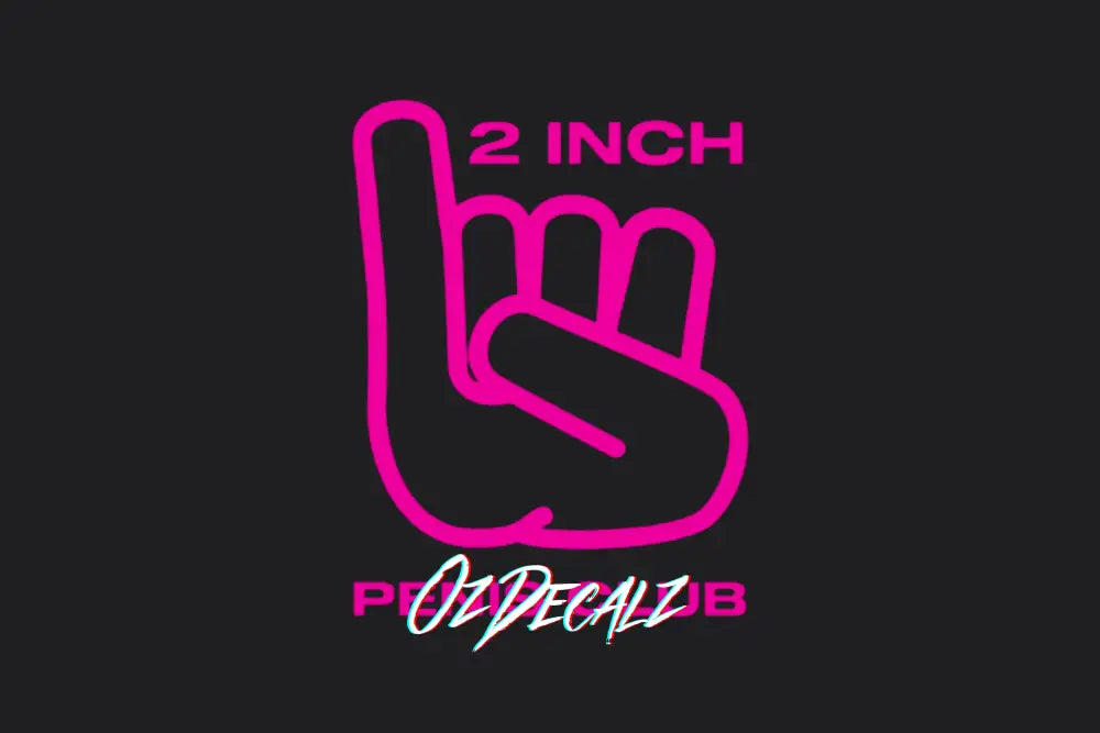 2-INCH CLUB STICKER - OZDecalz
