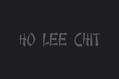 HO LEE CHIT Sticker