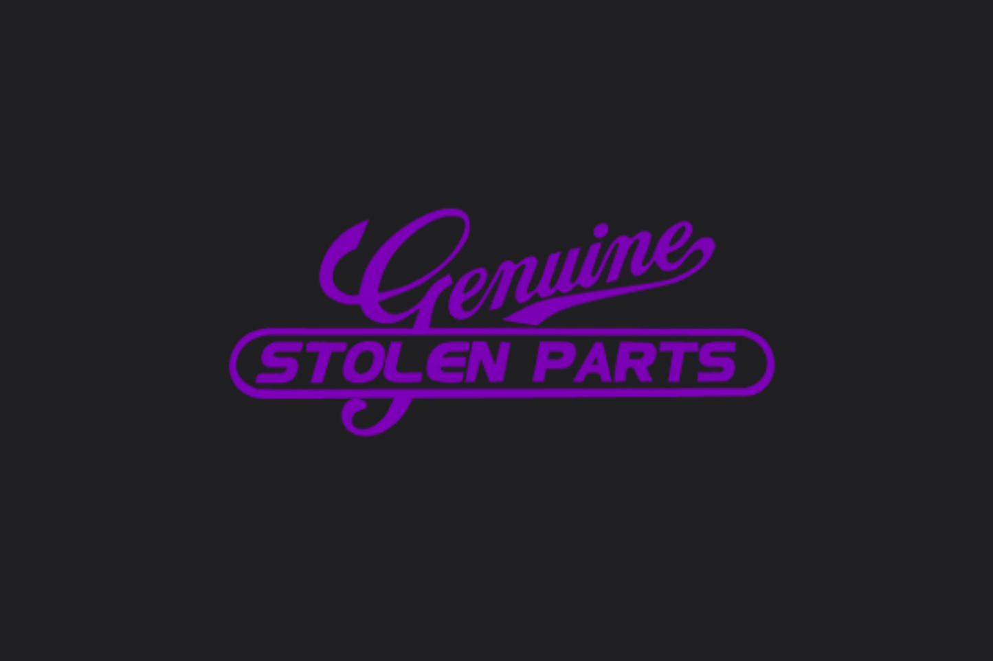 Genuine Stolen Parts Sticker