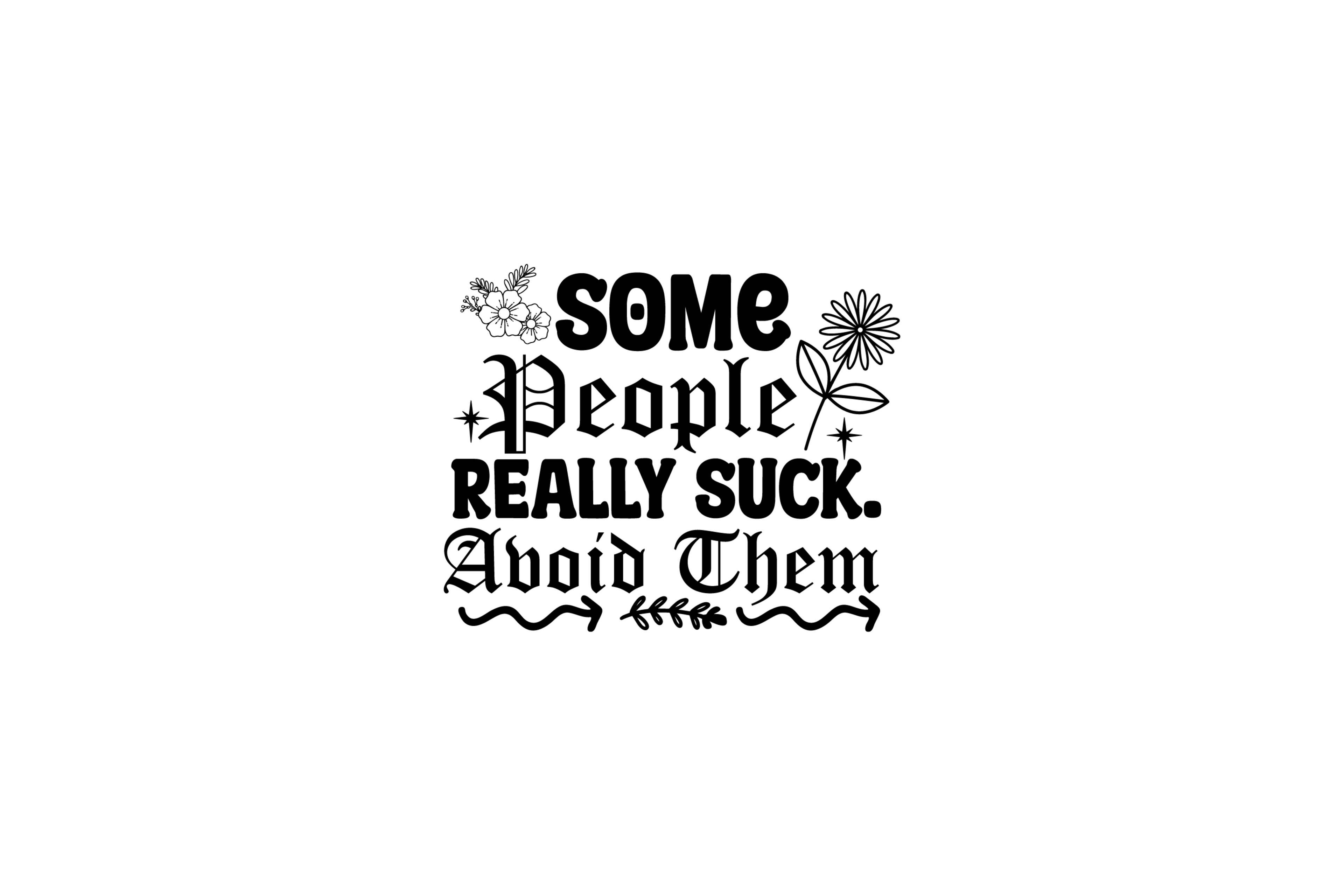 STICKER: SOME PEOPLE REALLY SUCK