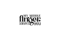 STICKER: MY MIDDLE FINGER SALUTES YOU 02 - OzDecalz