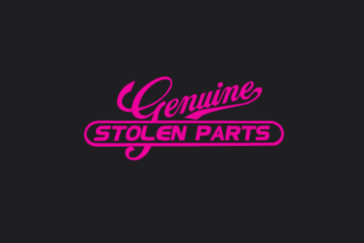 Genuine Stolen Parts Sticker