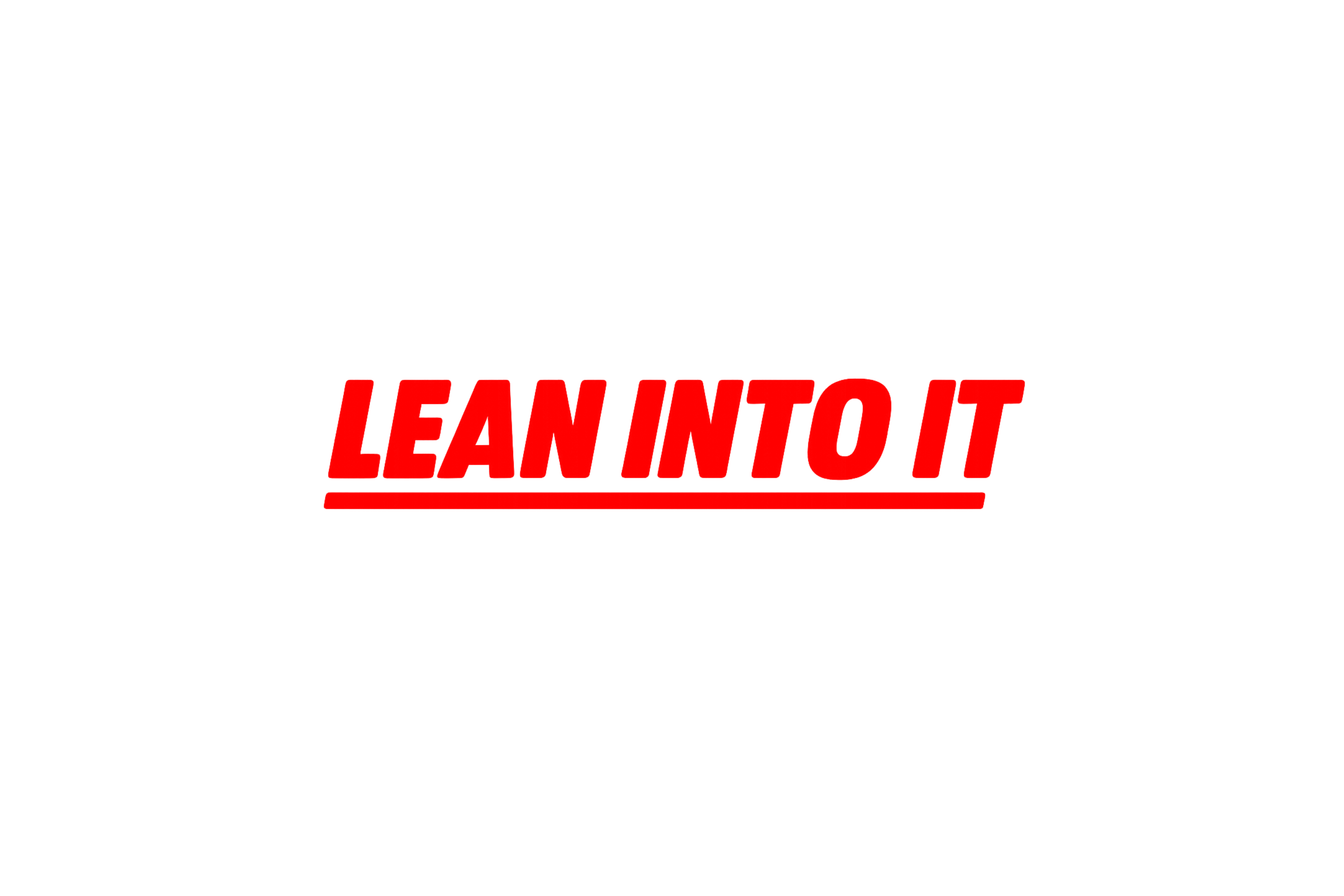 STICKER: LEAN INTO IT