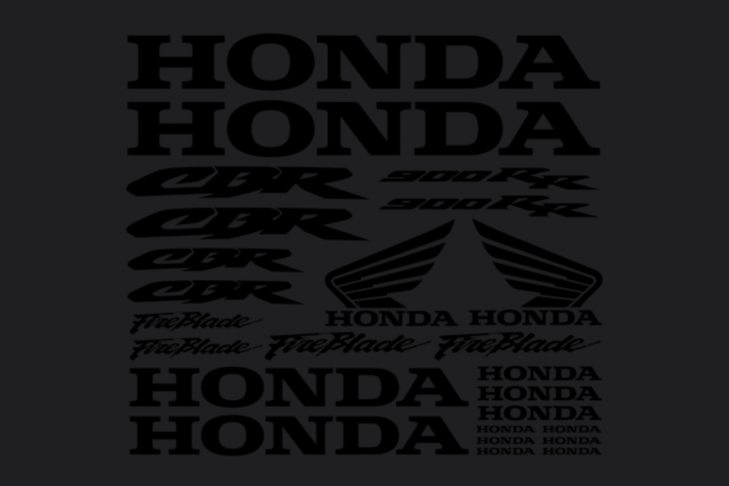 Honda Sticker Kit