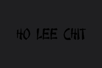 HO LEE CHIT Sticker