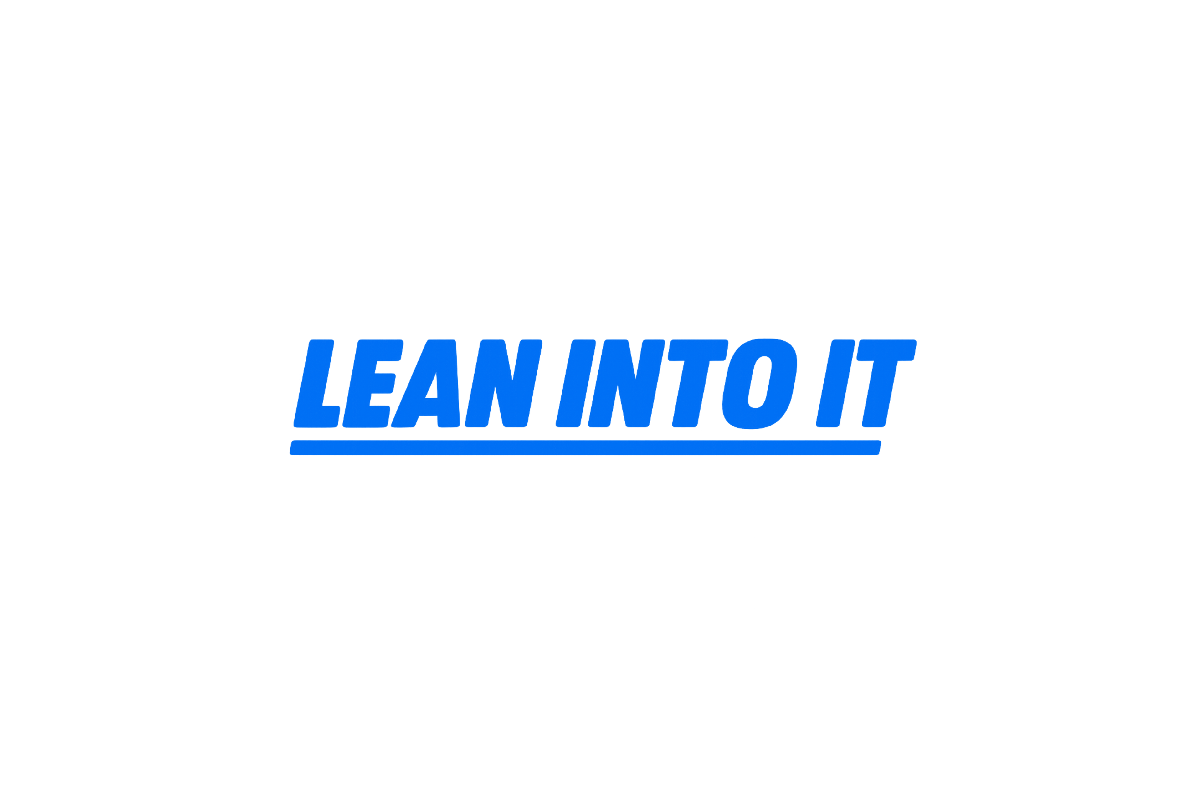 STICKER: LEAN INTO IT