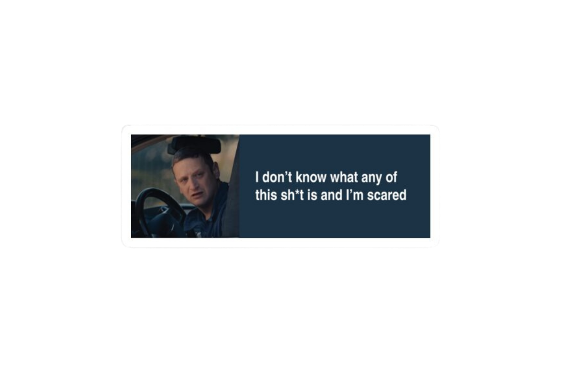 SLAP STICKER: I DON'T KNOW