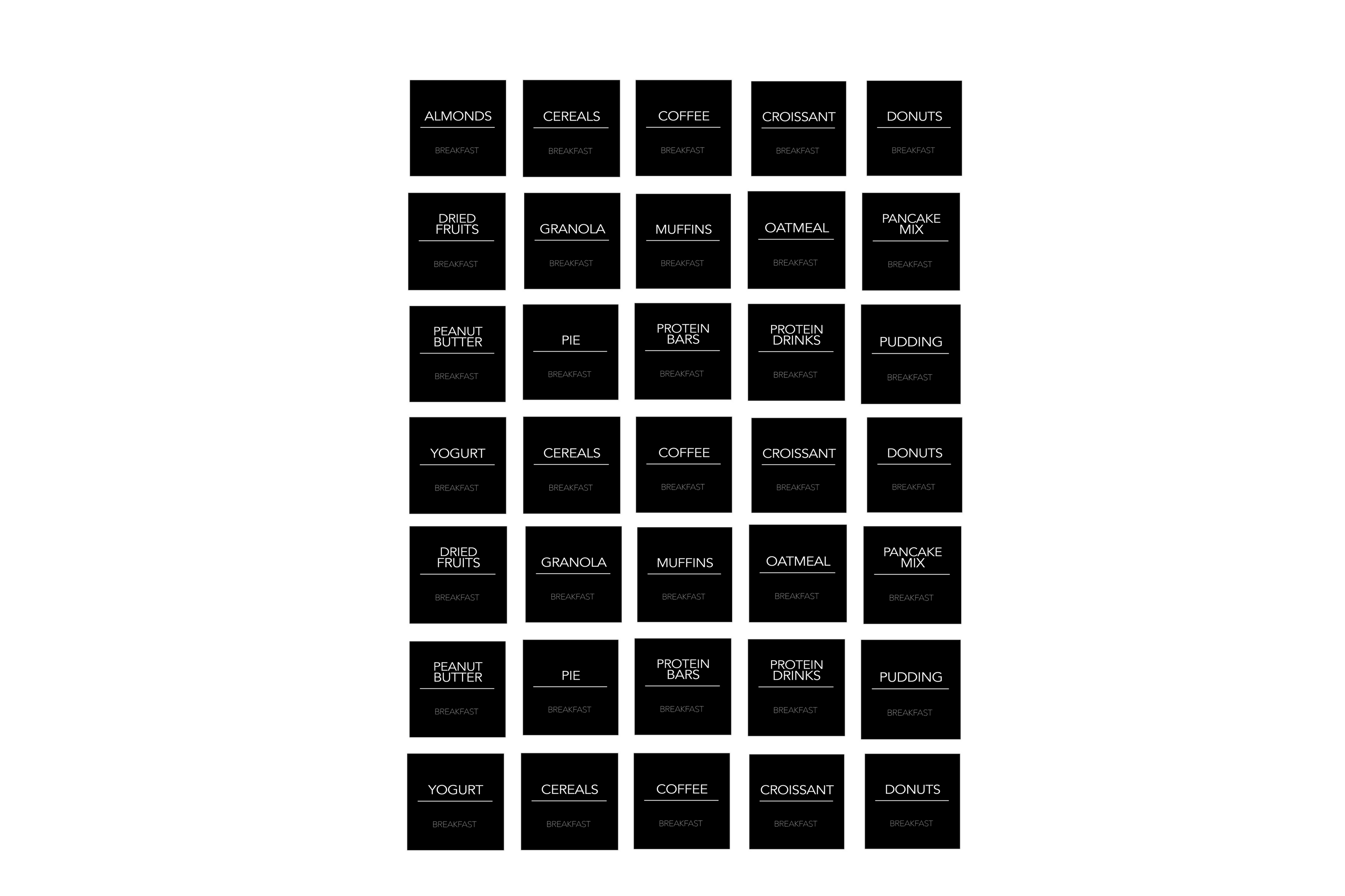LABELS: KITCHEN - OzDecalz