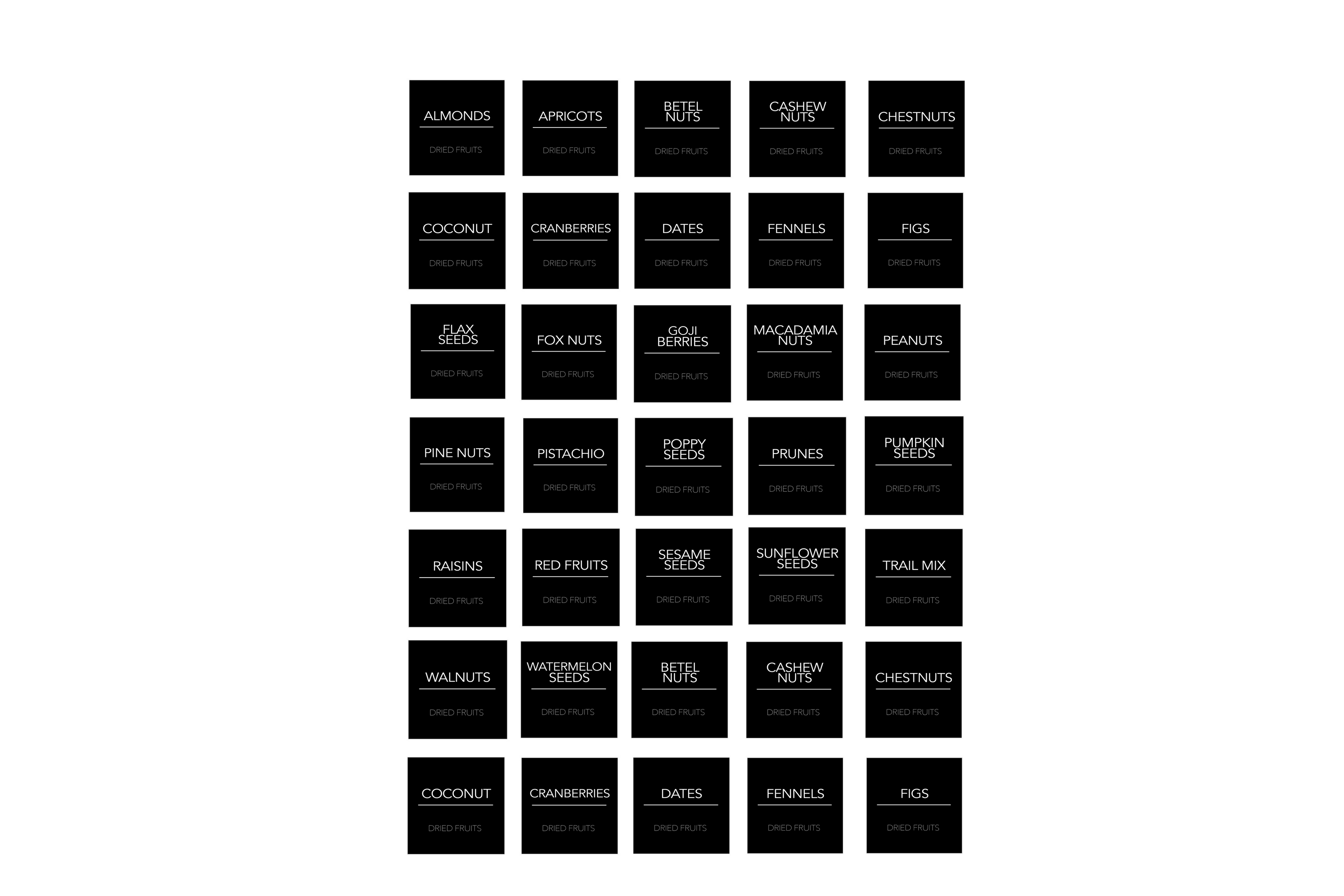 LABELS: KITCHEN - OzDecalz