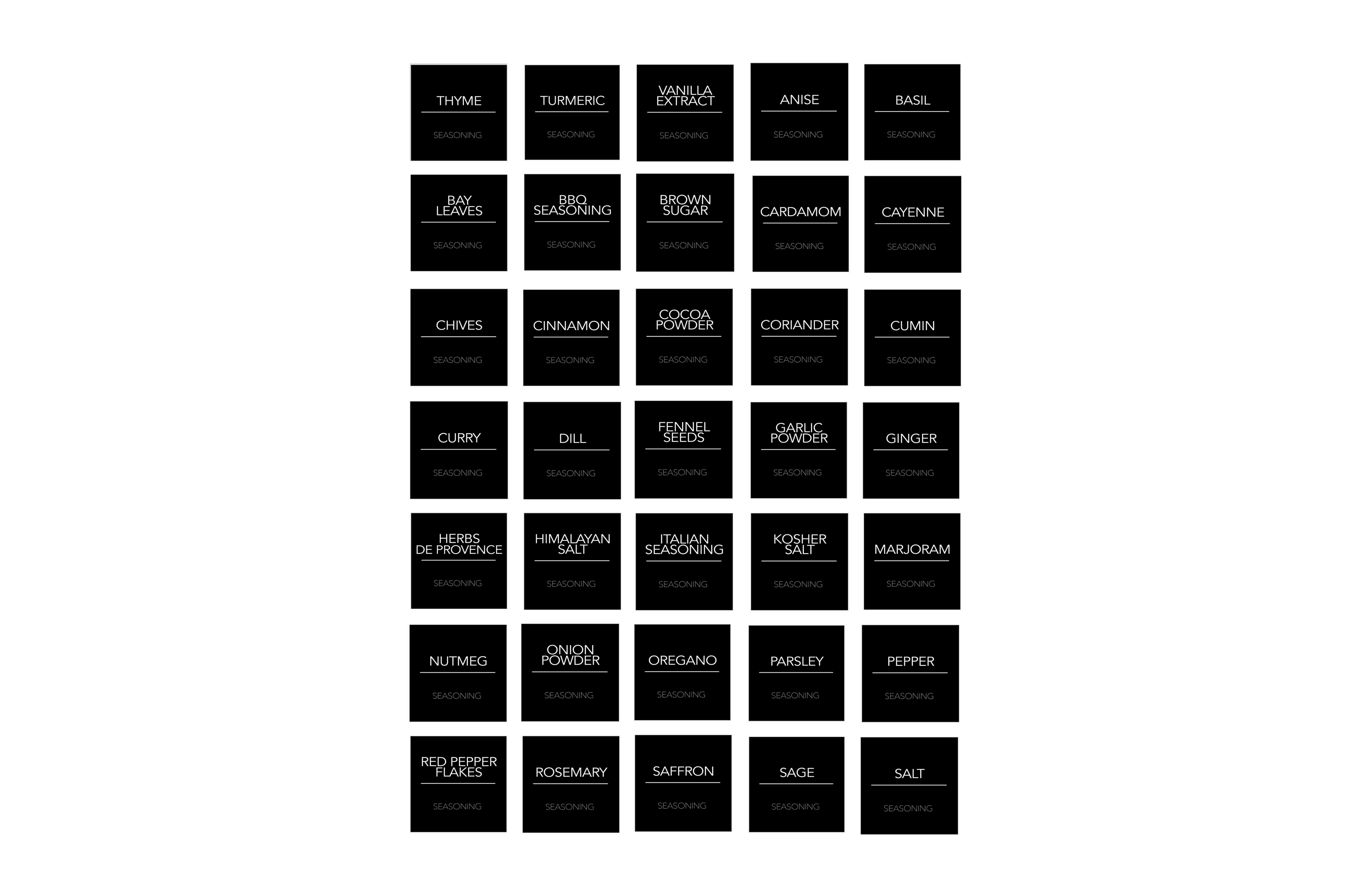 LABELS: KITCHEN - OzDecalz